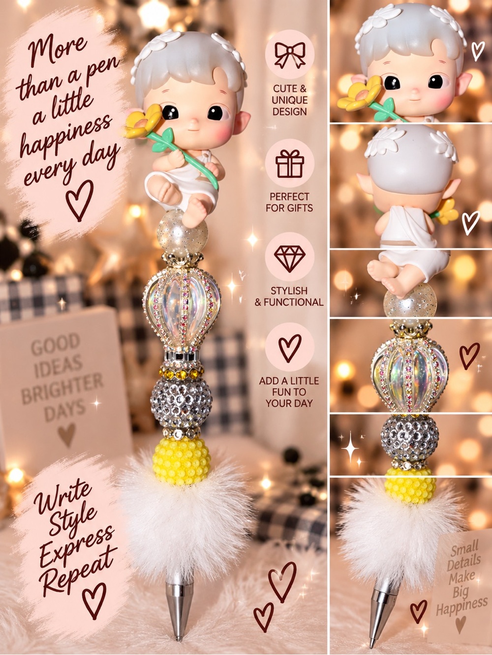 Pop mart authentic figure custom pen